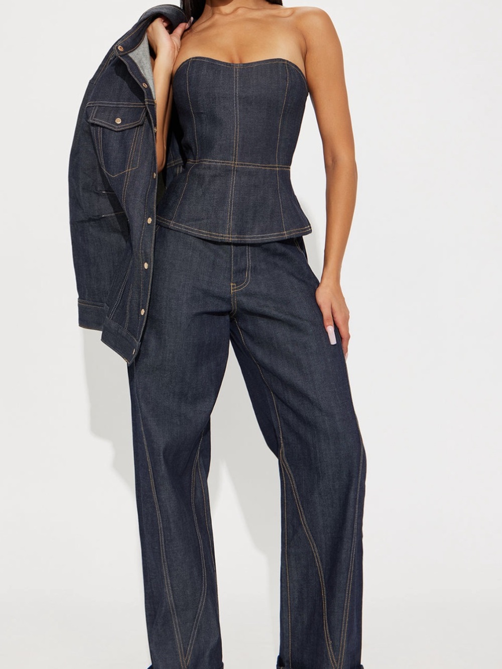 Premium Selvedge Denim Bustier
Top - Picture 2 of 5